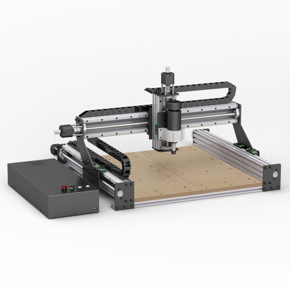 Axicreat CNC Router Machine 5050, 500W Power Spindle, Linear Rails, Ball Screw Drive, 3-Axis Cnc Milling Machine for Wood Metal Nylon Acrylic MDF, Working Area 500 x 500 x 110mm (19.7'' x 19.7'' x 4.3'')