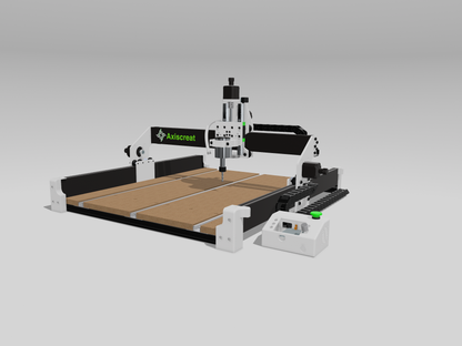 Axiscreat CNC Router Machine 4040, 3-Axis Engraving All-Metal Milling Machine for Wood Acrylic MDF Nylon Carving Cutting