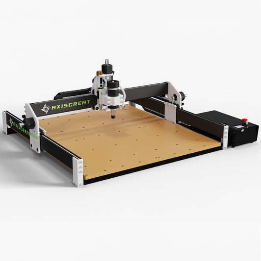 Axiscreat CNC Router Machine 6060, 300W Power Spindle Linear Rails and Belt Driven, 3-Axis Cnc Engraving Milling Machine for Wood Acrylic Aluminum, Working Area 23.6" x 23.6" x 3.74"